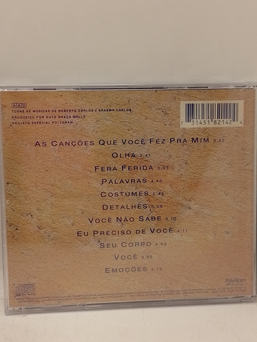 Maria Bethania As Cancoes Que Voce Fez Pra Mim Cd Nuevo
