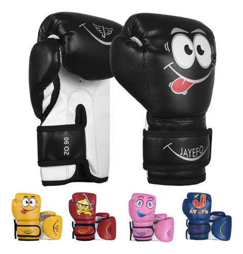 Jayefo - Guantes De Boxeo Para Niños, 4 6 Onzas, Entrenami.