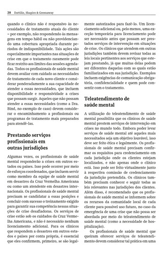 Estratégias Cognitivo-comportamentais De Intervenção Em Situações De Crise