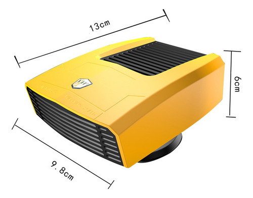 Calentador De Coche Calefacción Refrigeración 12v Amarillo