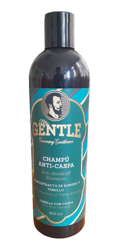  Shampoo Anticaspa Hombre Mr Gentle Hidratación Caballero