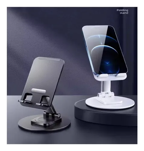Soporte Base Celular Escritorio Giratorio Ajustable