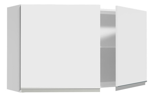 Alacena Madesa 2 Puertas 4 Compartimentos 120cm Blanco Blanco
