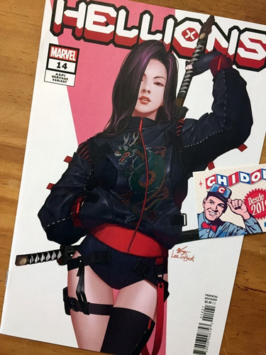 Comic - Hellions #14 Lee Inhyuk Variant Psylocke Cover