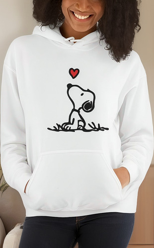 Sudadera Snoopy Corazoncito Rojo
