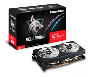 Placa De Video Powercolor Hellhound Amd Radeon Rx 7600