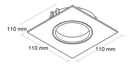 Imagem 2 de 2 de 50 X Spot De Embutir Orientavel Par20 Bl1085/1-bf