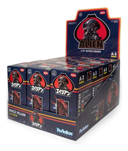 Super 7 Alien Reaction Figura Caja Sorpresa