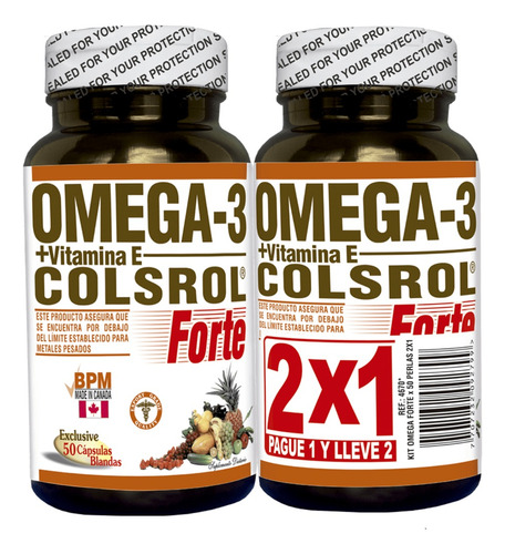 Omega 3 Freshly 50x50 Capsulas - Unidad a $230