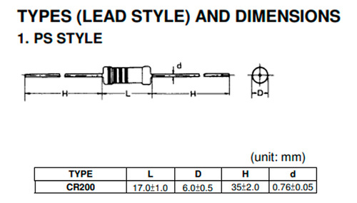 Resistencia 2w 8.2 Ohms 8e2 8r2 5% Pack X10