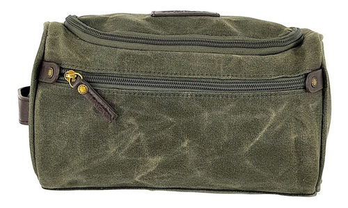 Bolso Wash Bag Canvas Verde Oliva 978-4