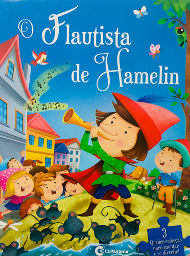 Livro Classicos Com Quebra-cabeca - O Flautista De Hamelin, De Culturama. Culturama Editora E Distribuidora Ltda Em Português, 2023