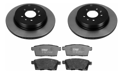 Set De Balatas Y Discos Traseros Cx-9 V6 3.5l 2007 Trw