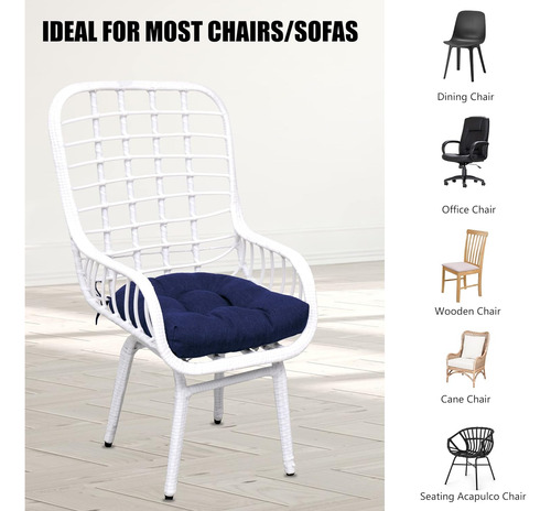 Race Leaf Juego De 2 Cojines De Asiento Para Exteriores, Coj