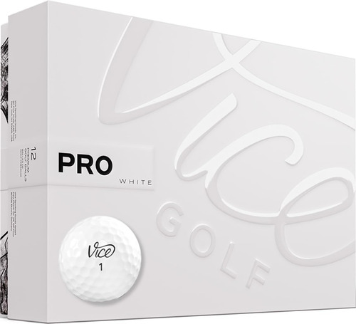 Pelotas Bolas De Golf Vice Golf Pro 2020 12 Bolas Blanco