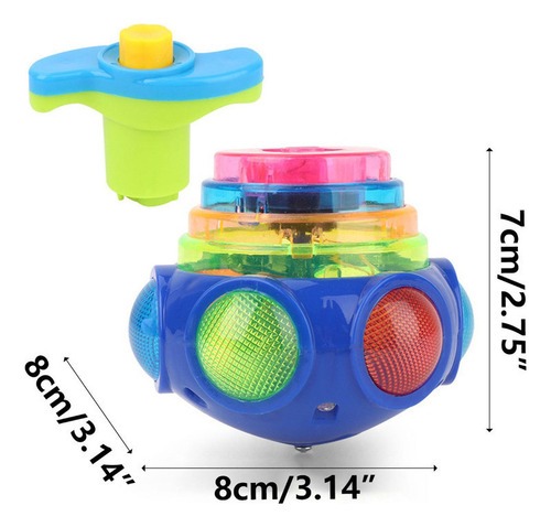 Pelotas Giratorias H Toy Up Para Niños, Luces Led Parpadeant