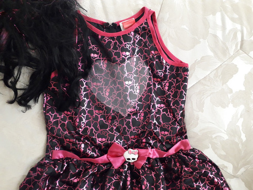 Disfraz De Monster High Draculaura Para 8-10 Años Halloween!