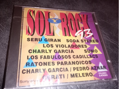 Sol Y Rock 93 Cd Nuevo Cerrado. Sumo Soda Stereo 