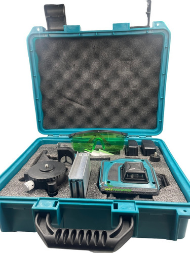 Imagen 2 de 8 de Nivel Laser Verde 16 Líneas 360º Con Nivelación Automática