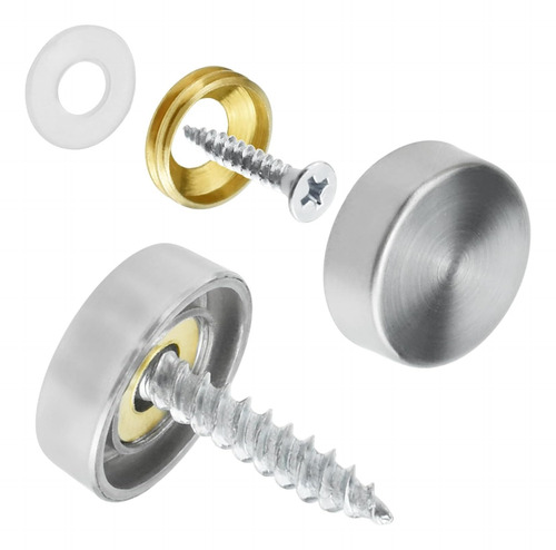 12un Tapa Tornillo Soberbio Inoxidable Embellecedor 16mm