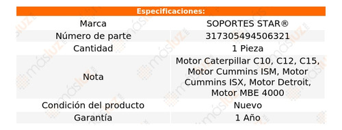 (1) Manguera Rad Inf Century Class L6 12.8l 04/05 S Star