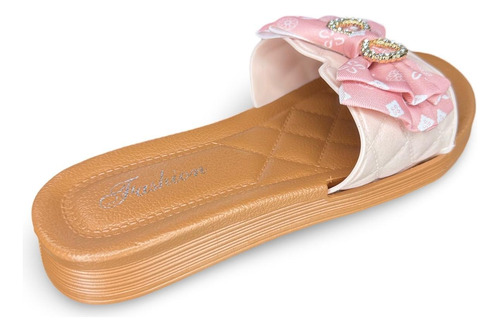 Sandalia Chancla Dama Moño Infinito Huarache Cómodas Mujer