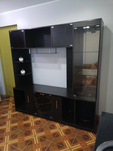 Imagen 3 de 5 de Estante Centro De Entretenimiento De Tv Con Estantes