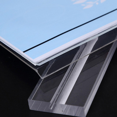 Soporte De Letrero Transparente, Pantalla Vertical De Doble