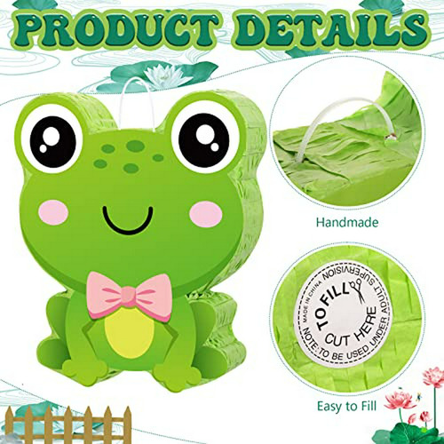 Piñata De Rana Para Fiesta De Ranas - Suministros Y Decoraci
