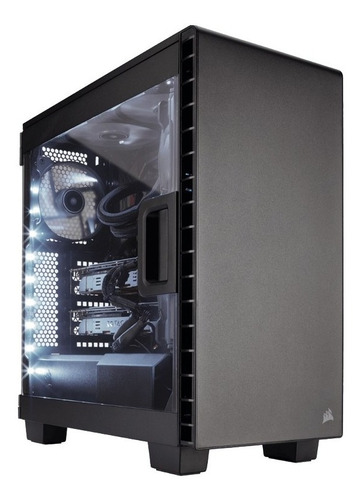 Gabinete Gamer Corsair Carbide 400c Black Ventana