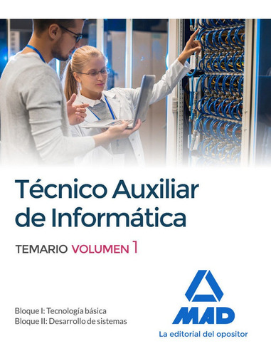 Tecnicos Auxiliares De Informatica Volumen 1 - Aavv
