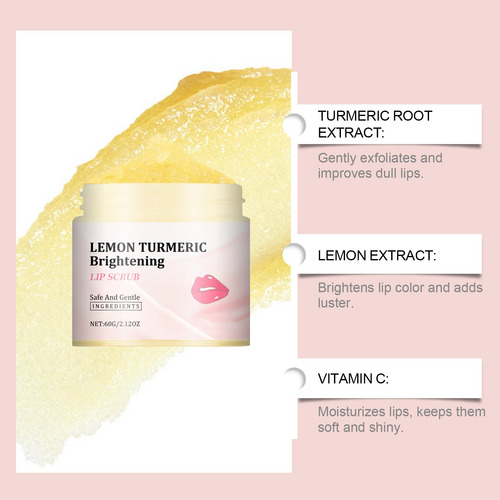 Exfoliante Hidratante Para Brillo De Labios Que Ilumina El C
