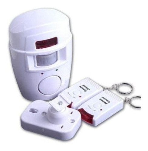 Kit Alarme Residencial Sem Fio Sensor Sirene 2 Controles