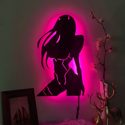 Anime Silhouette Light Zero Two Darling In The Franxx F