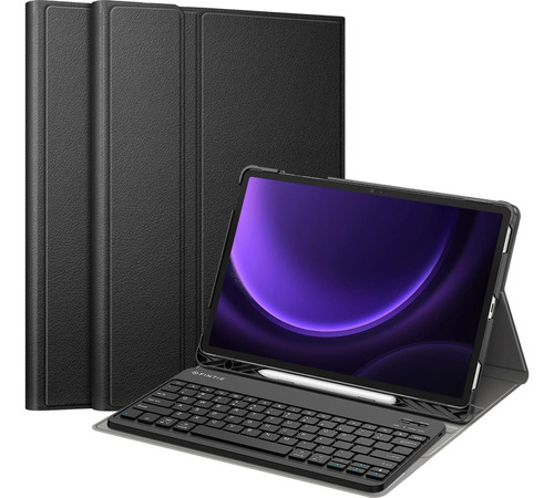 Fintie Funda Teclado Samsung Galaxy Tab S9 Fe+ Plus Negro