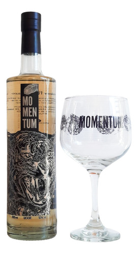 Pack Licor Momentum Flor De Saúco 750ml + Copa