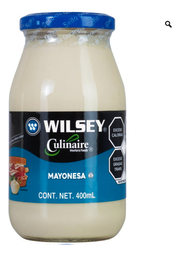 Mayonesa Wilsey 400 Ml Caja 12 Piezas