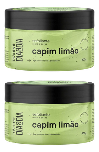 Esfoliante Labotrat Corpo E Rosto 300g Capim Limao - 2un