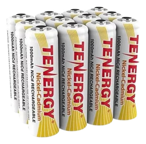 Tenergy Aa Batería Recargable Nicd 1000mah 1.2v Batería Para