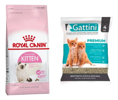 Alimento Royal Canin Feline  Kitten Gatito 7.5k + Piedras 4k