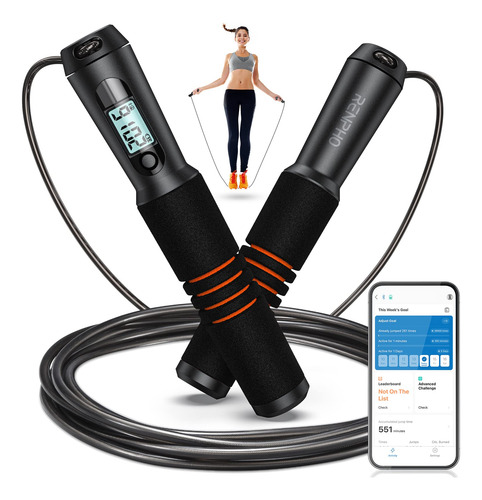 Jump Rope Renpho Smart Jump Rope Con Counter Fitness