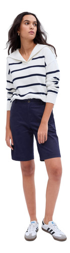 Gap Bermudas Mujer, Tapiz Azul Marino