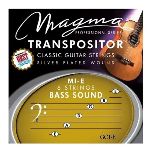 Encordado Magma Gct-e Transpositor Bass Sound-mi P/ Clásica