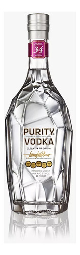 Vodka Purity Ultra 34 Premium. 750 Ml