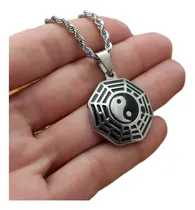 Comprar Collar Yin Yang Con Pa Kua Acero Quirúrgico Joyas Mónaco