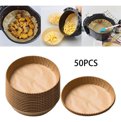Forros De Papel De Pergaminho De Fritadeira De Ar Marrom