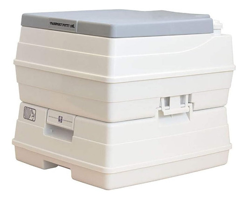 Passport Orinal - Inodoro De 18 Litros, Color Gris