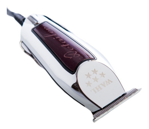 Recortadora Wahl Professional 5 Star Detailer 8081 bordó y plateada 220V