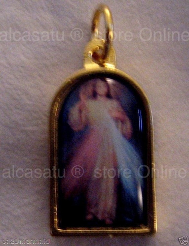 10 Medallas Jesus Misericordioso Sor Faustina 25mm Souvenirs