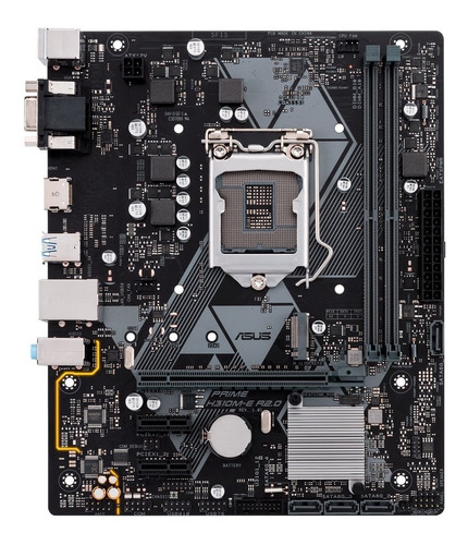 Imagem 2 de 4 de Placa Mãe Asus Intel 8ª 9ª Ger H310m-e R2.0/br Ddr4 Lga 1151